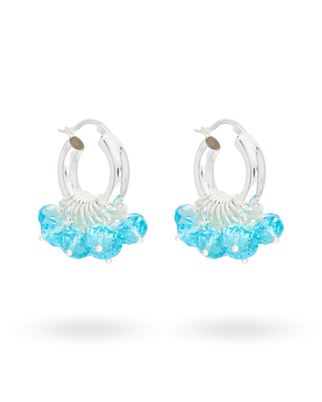 Aquarius Earrings in Silver
