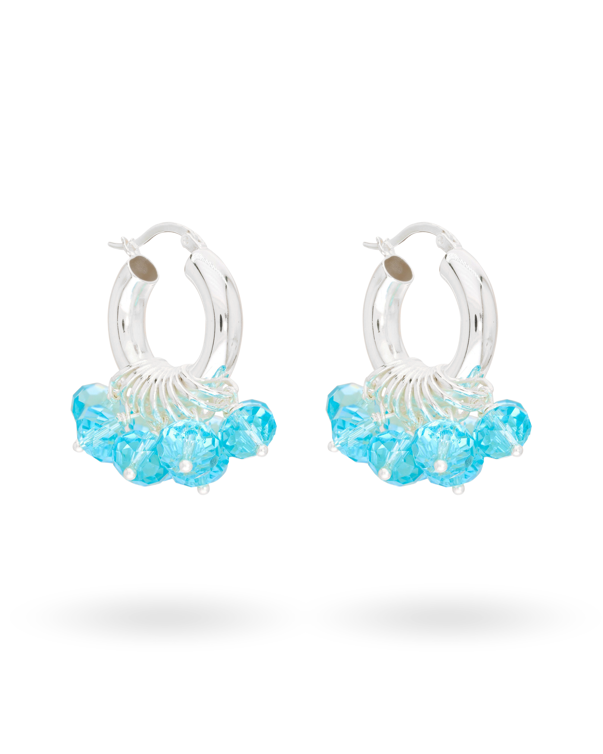 Aquarius Earrings in Silver