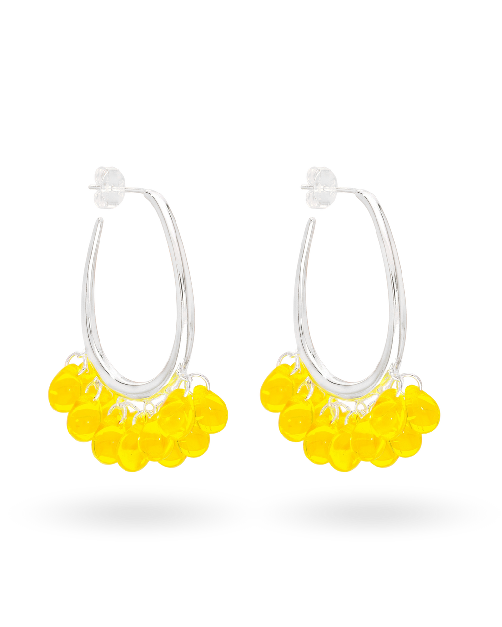 Banananess Earrings in Silver
