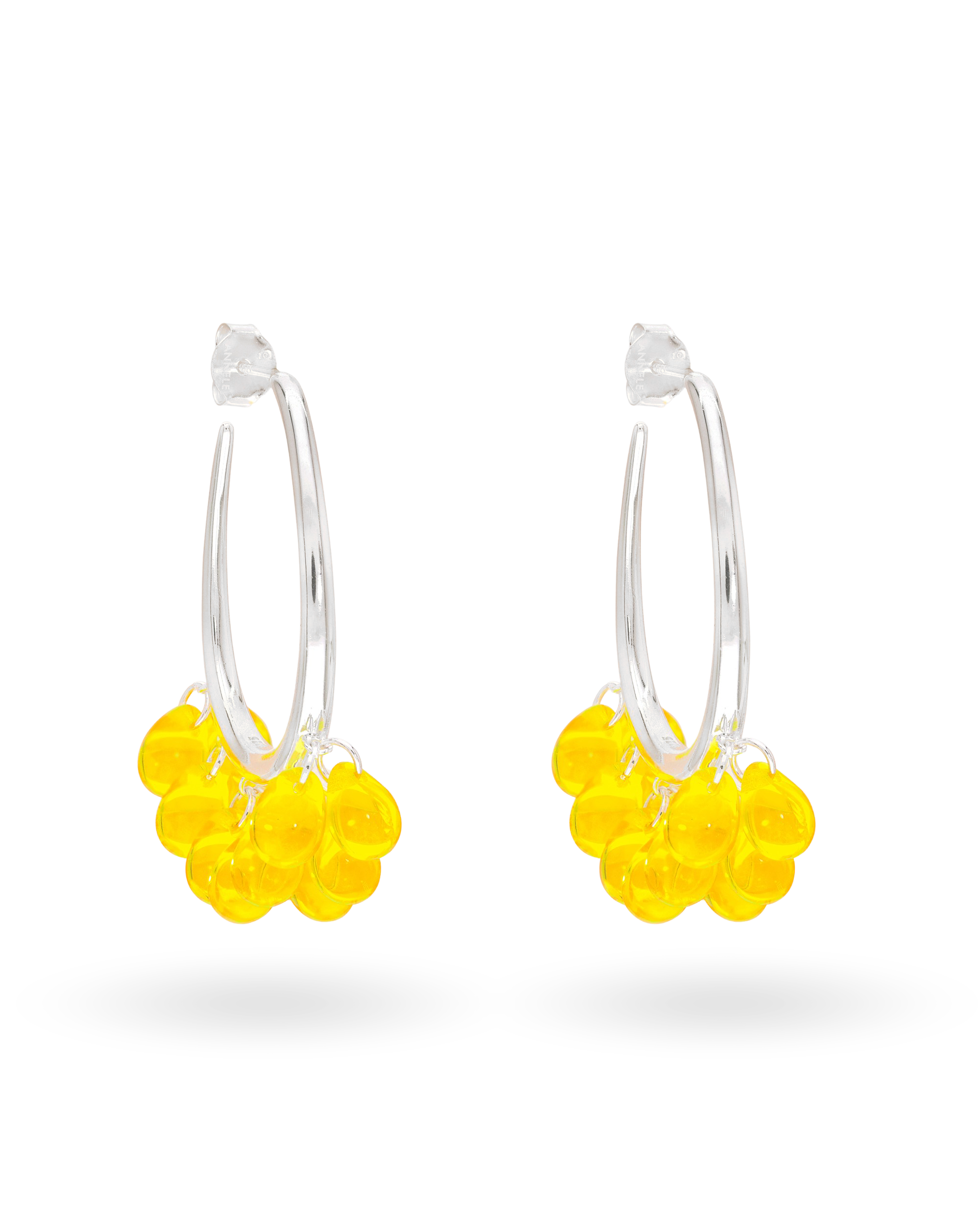 Banananess Earrings in Silver