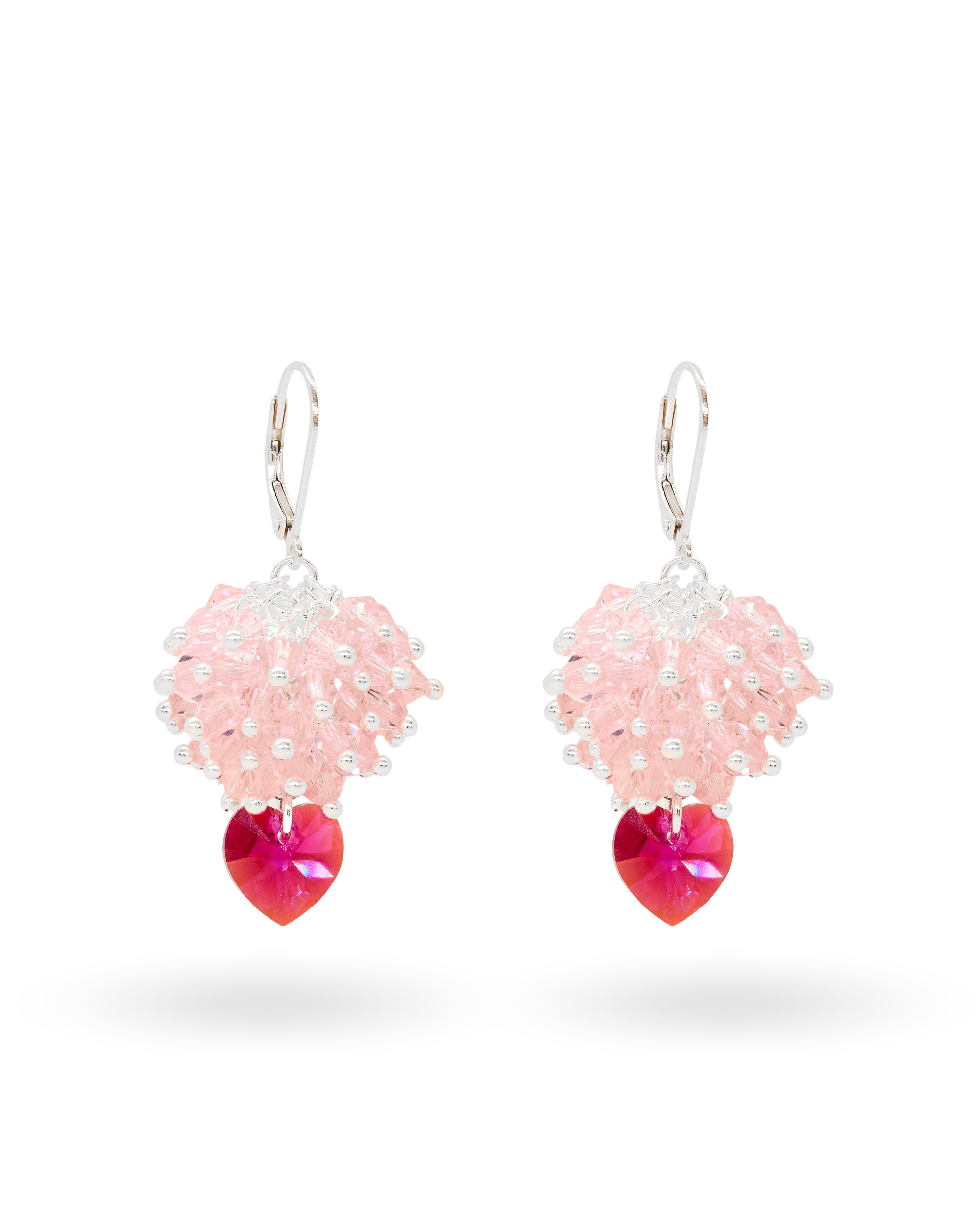 Candy Floss Earrings in Silver