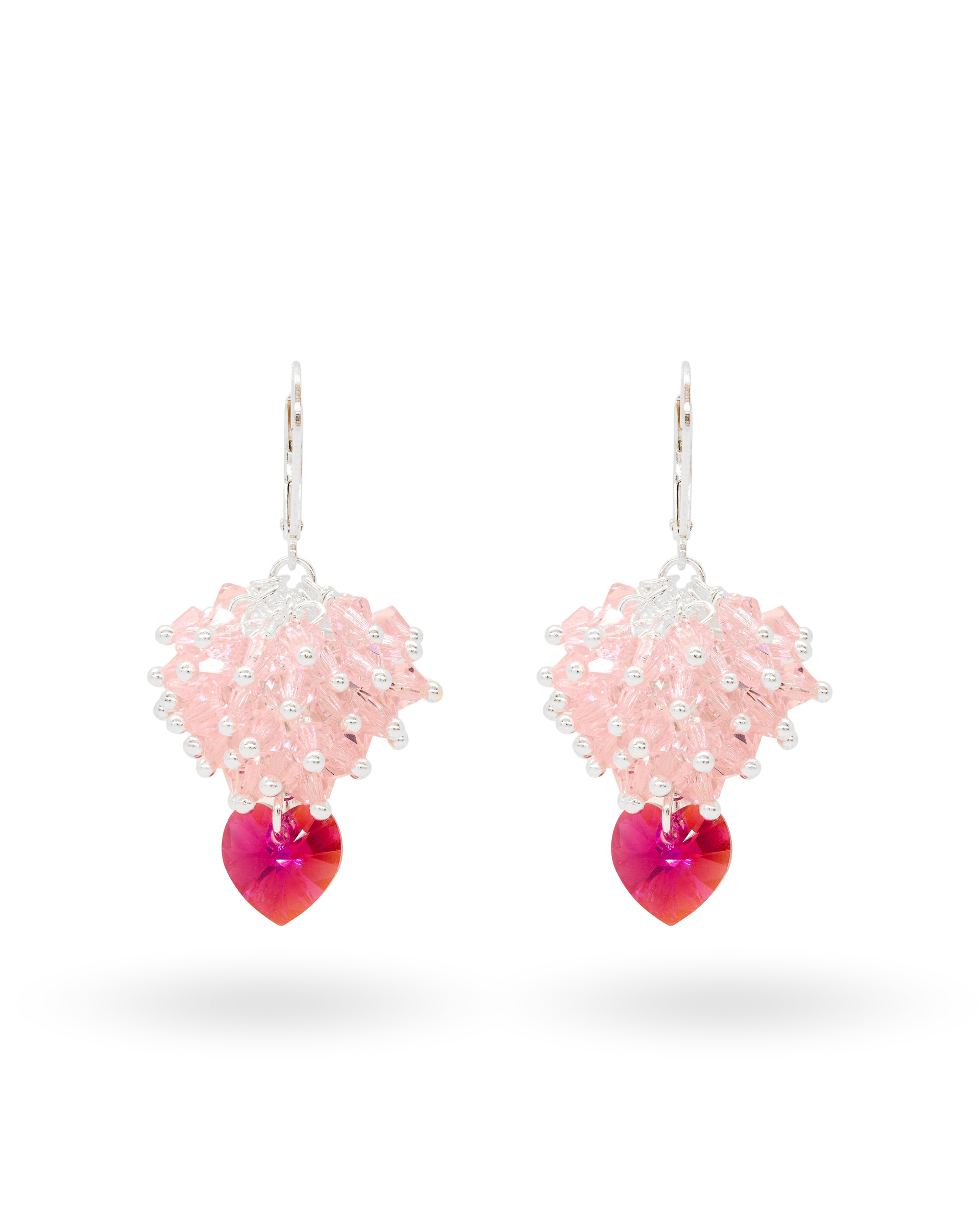 Candy Floss Earrings in Silver