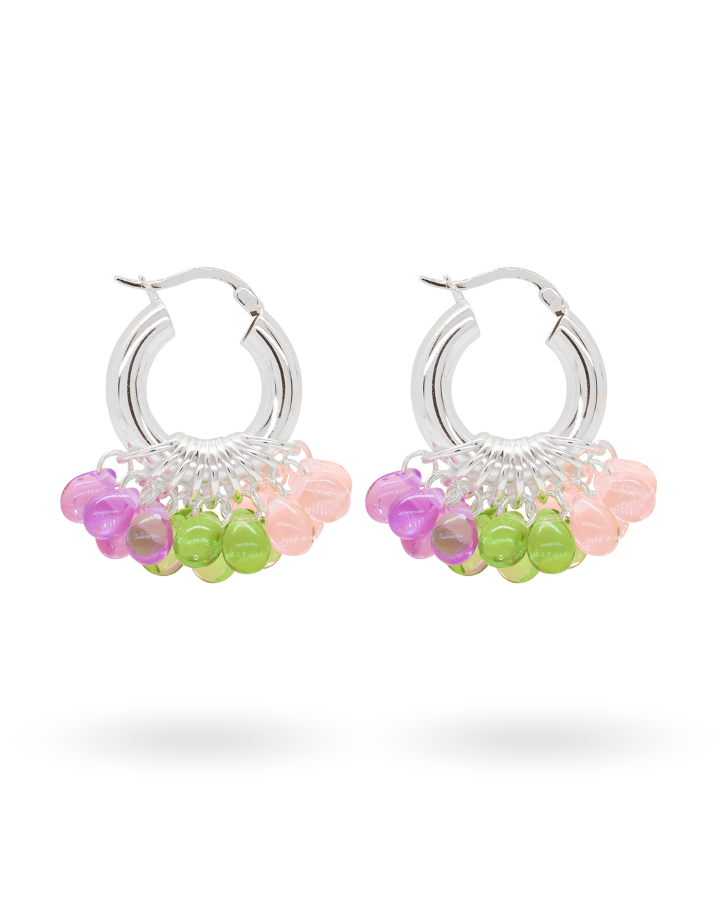 Candy Girl Earrings in Silver