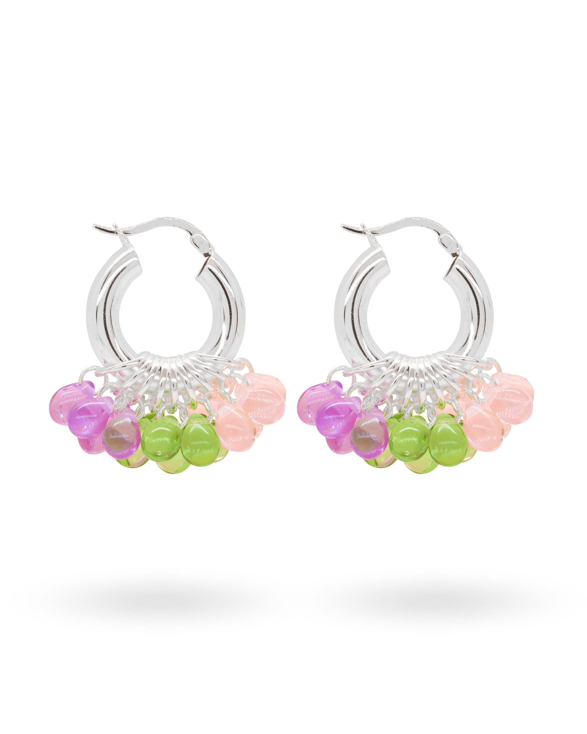 Candy Girl Earrings in Silver