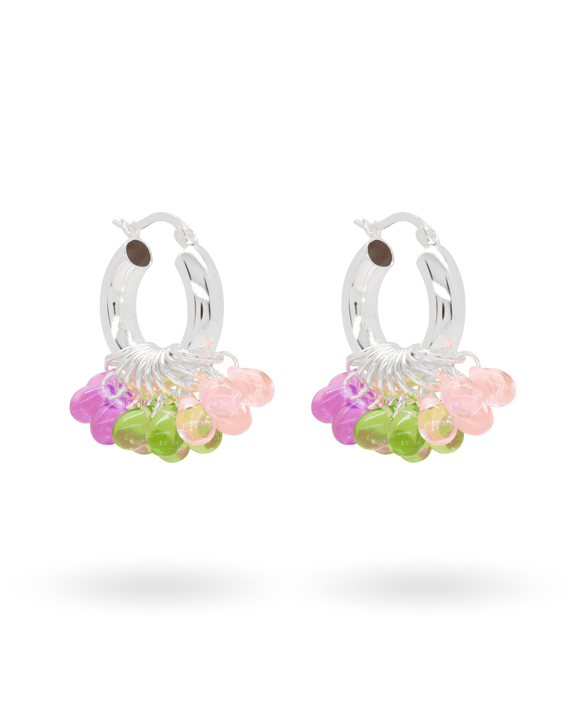 Candy Girl Earrings in Silver