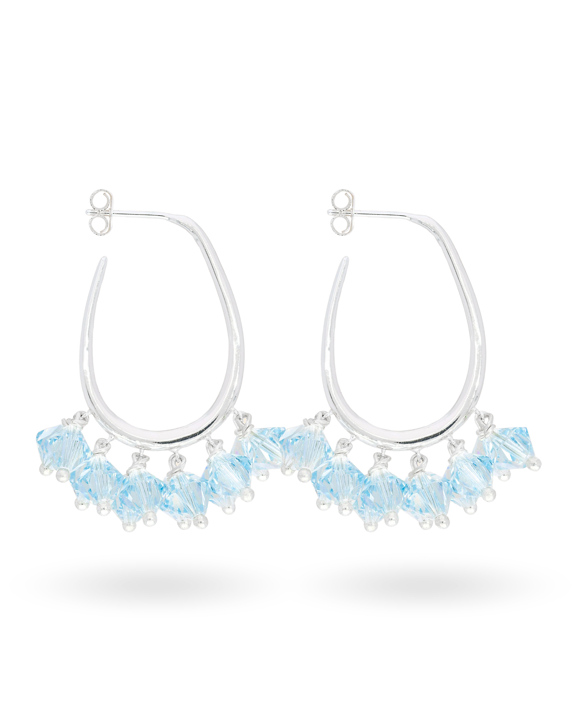 Cloud Couture Earrings in Silver