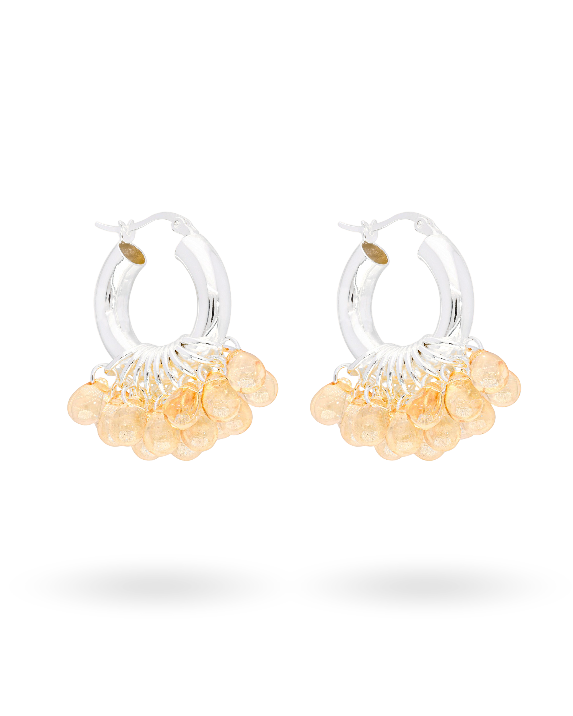 Cookie Dough Earrings in Silver