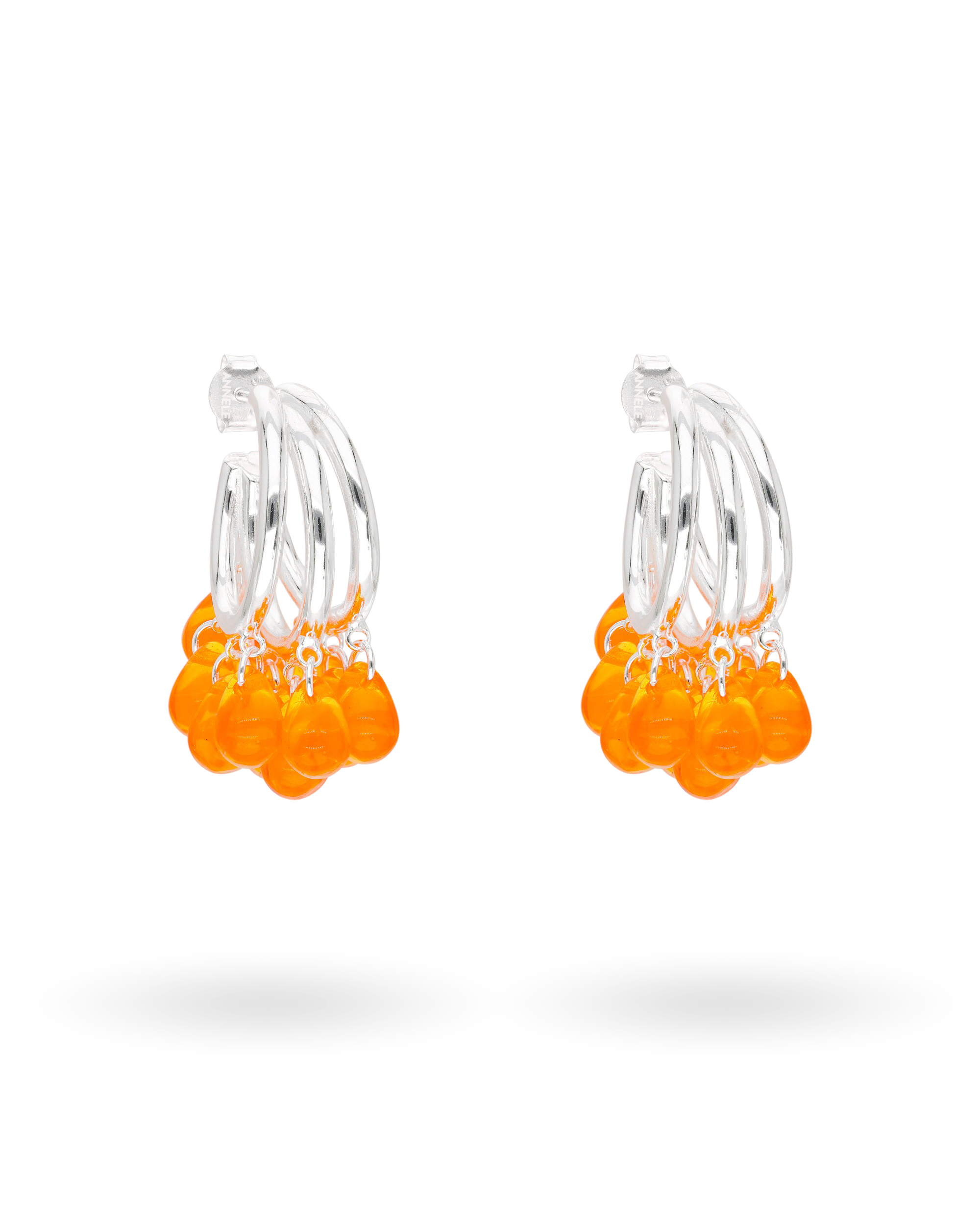 Corallicious Earrings in Silver