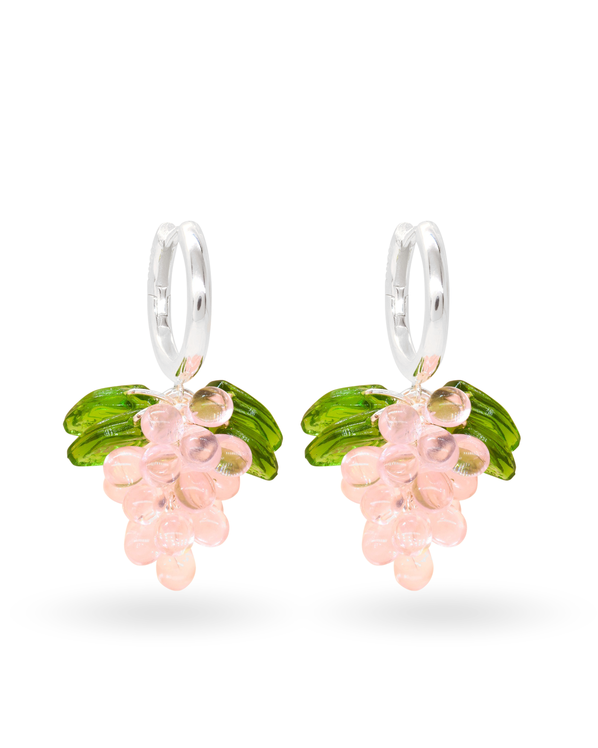 Cupcake Jelly Earrings in Silver