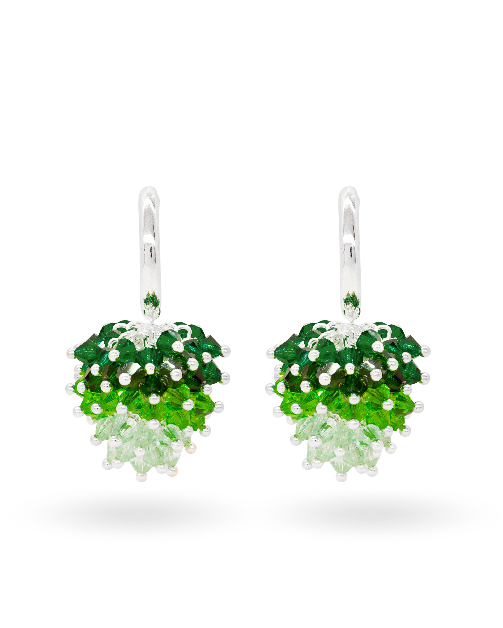 Forest Fairy Earrings in Silver