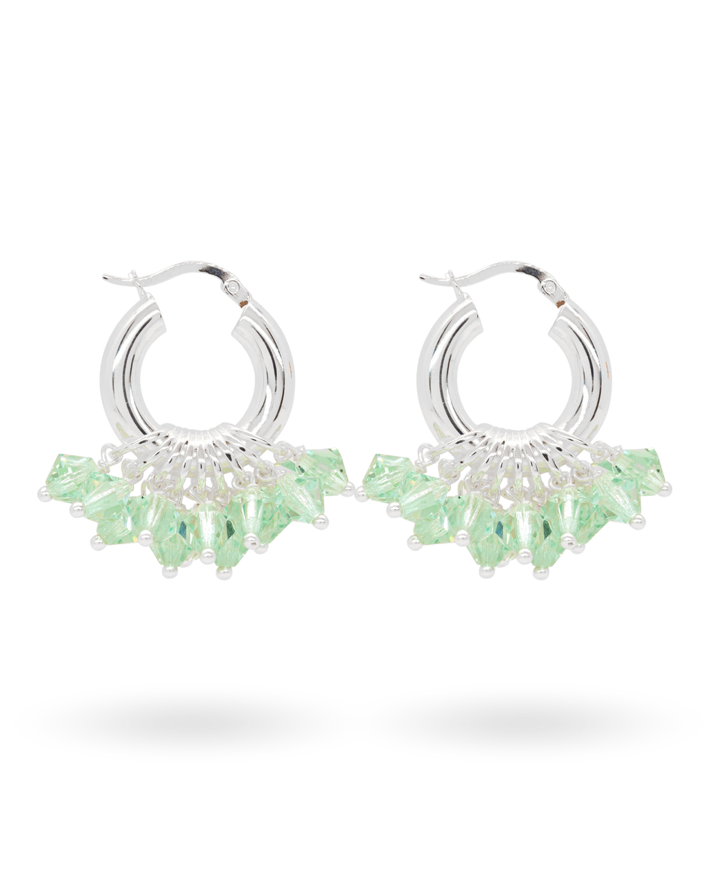 Garden Goddess Earrings in Silver