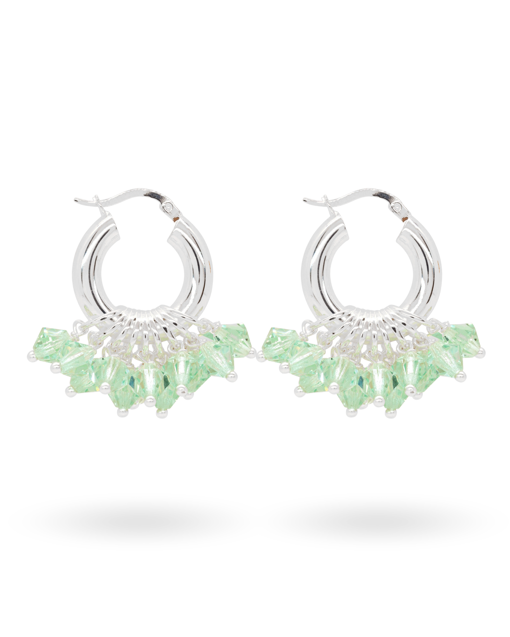 Garden Goddess Earrings in Silver