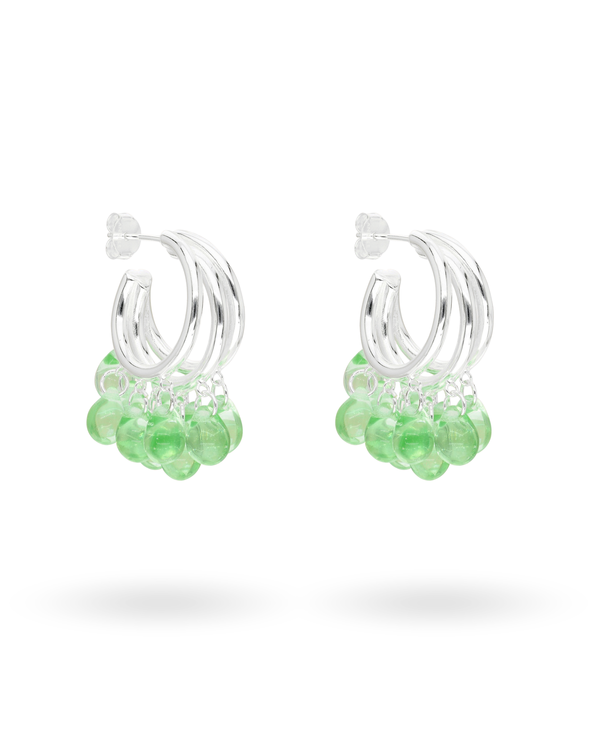 Hazy Dayz Earrings in Silver