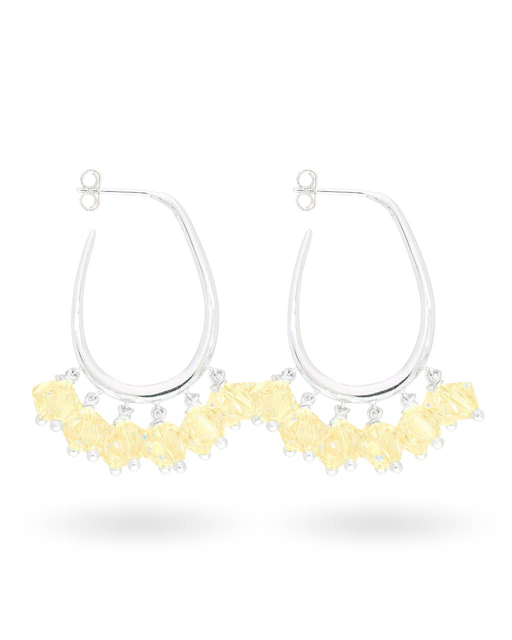 Honeydew Dew Earrings in Silver