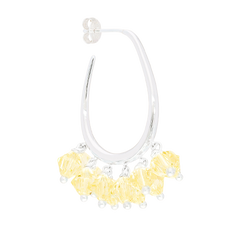 Honeydew Dew Earrings in Silver