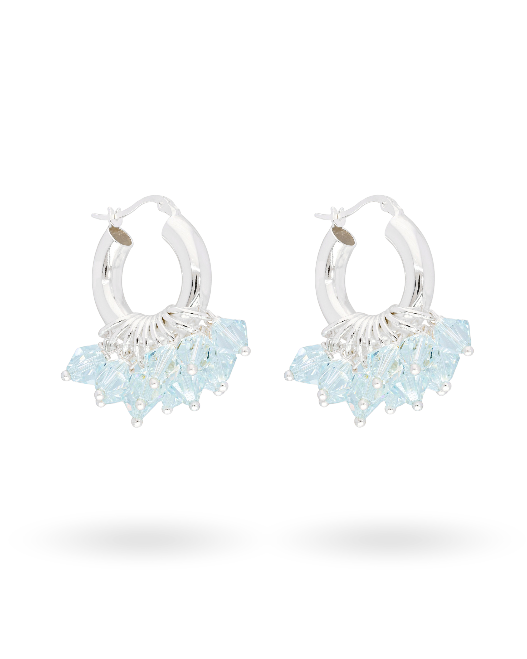 Ice Ice Baby Earrings in Silver