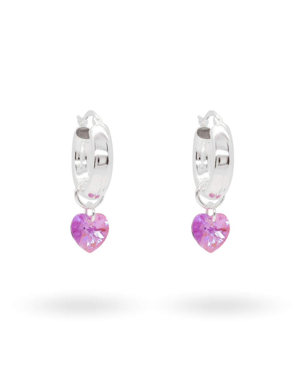 Lonely Hearts Club Earrings in Silver