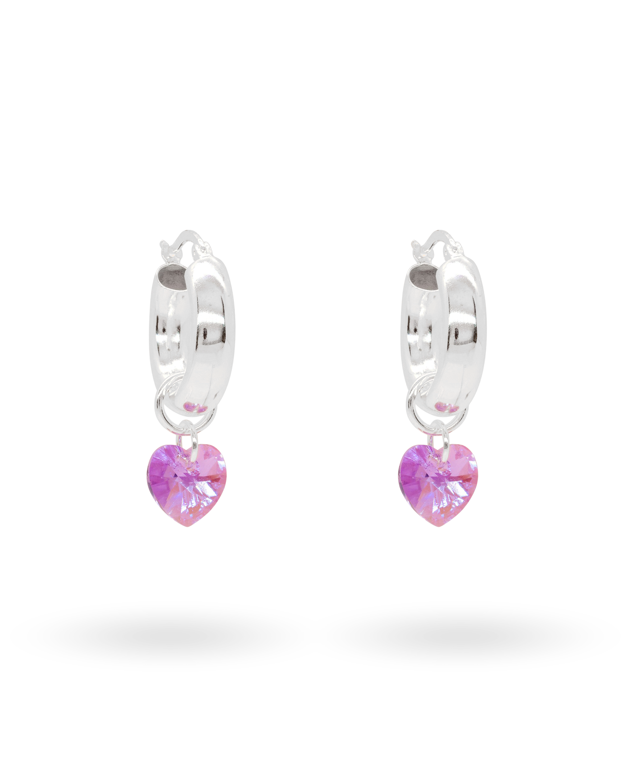 Lonely Hearts Club Earrings in Silver