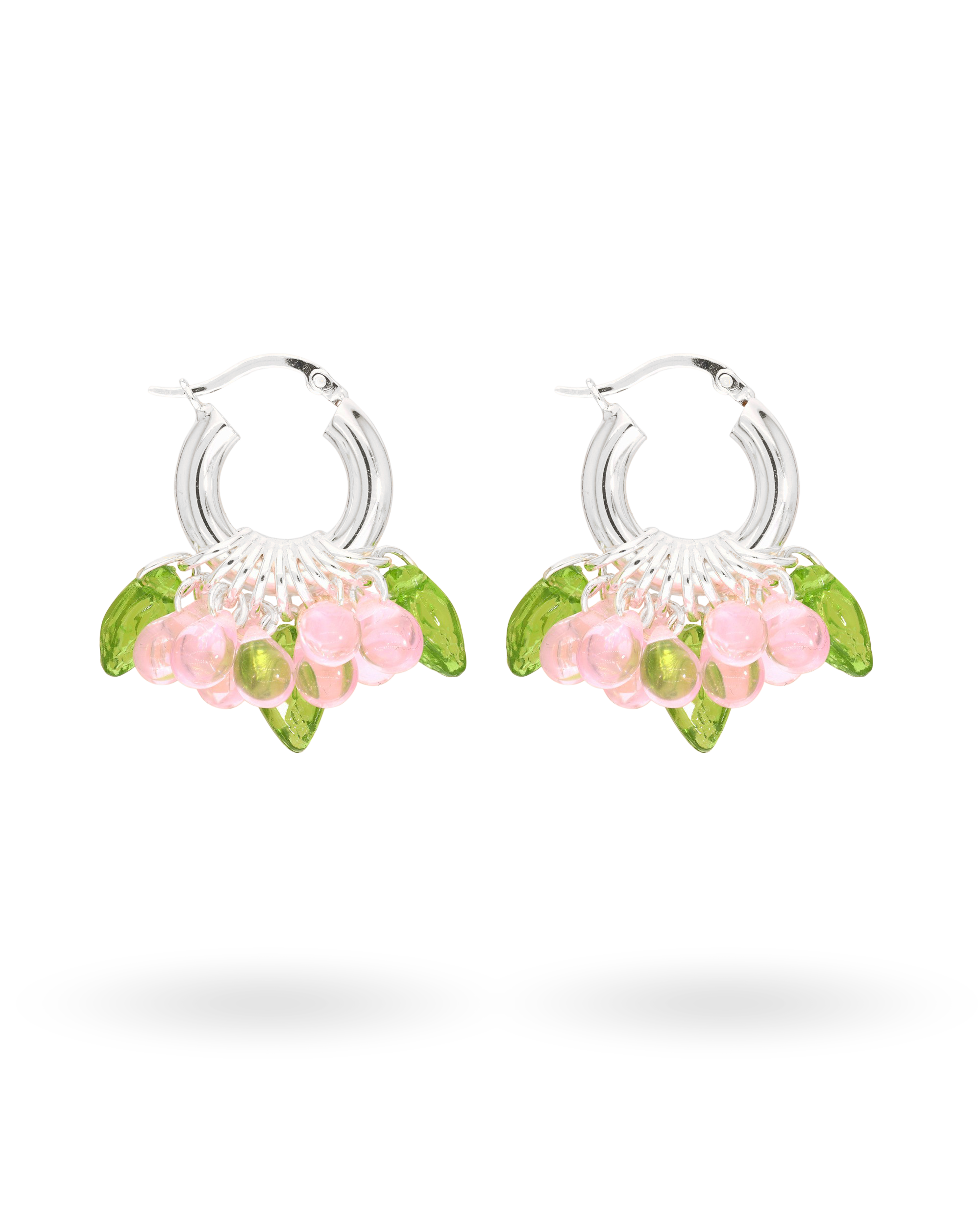 Mini Baby Blossom Earrings in Silver