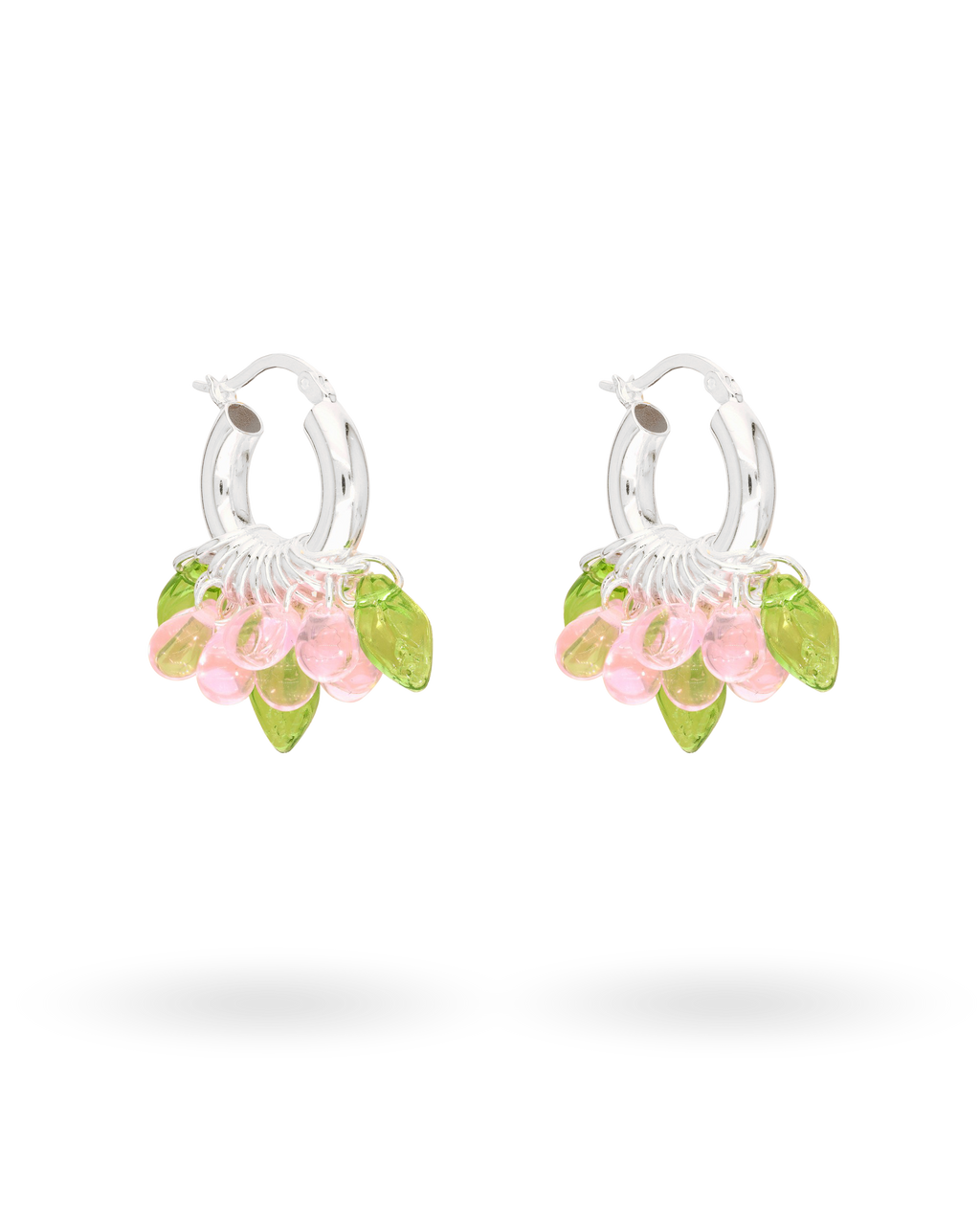 Mini Baby Blossom Earrings in Silver
