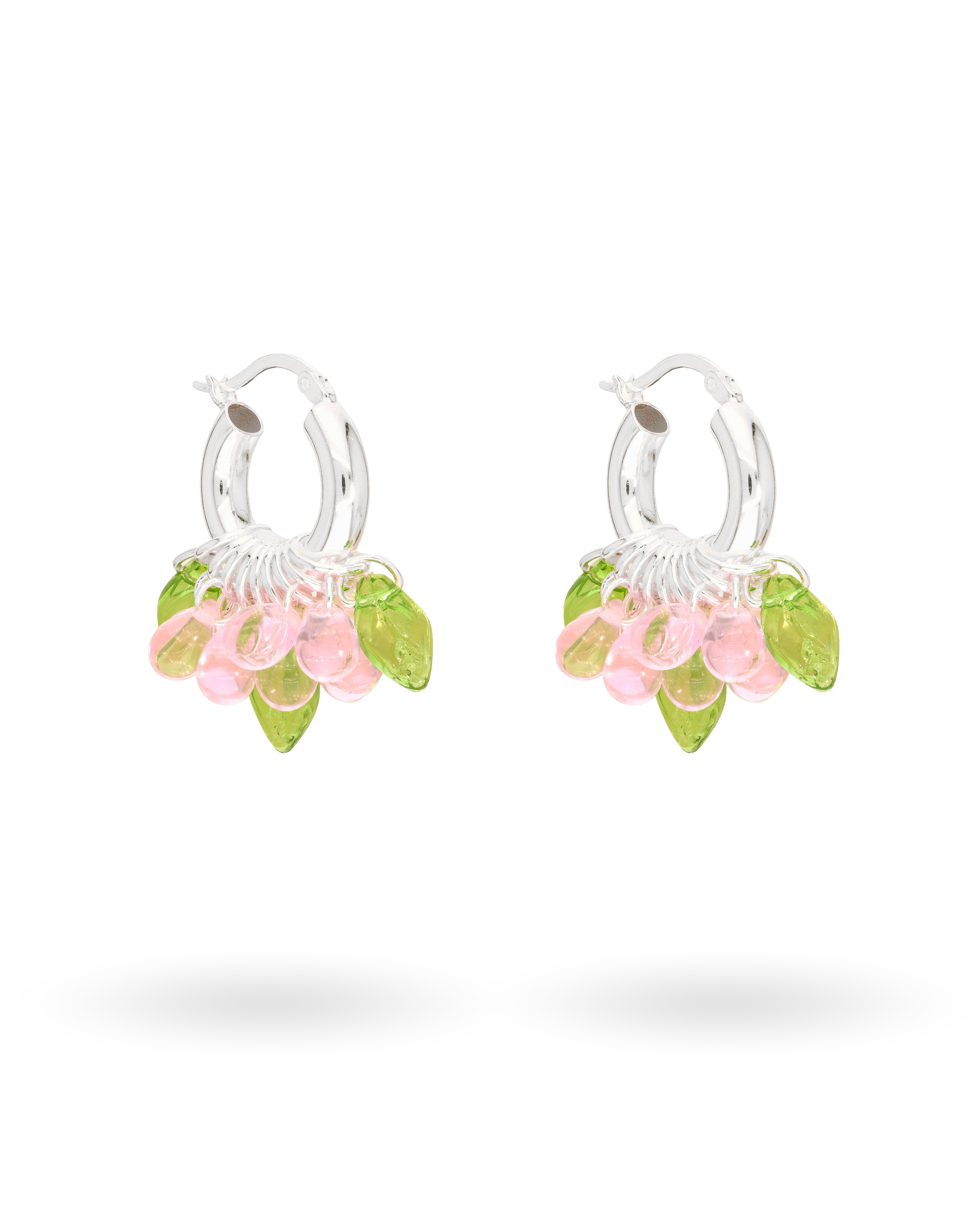 Mini Baby Blossom Earrings in Silver