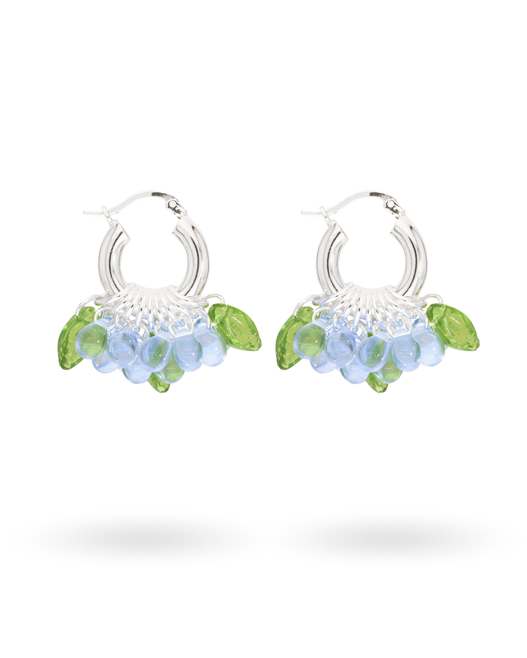 Mini Baby Bubbles Earrings in Silver