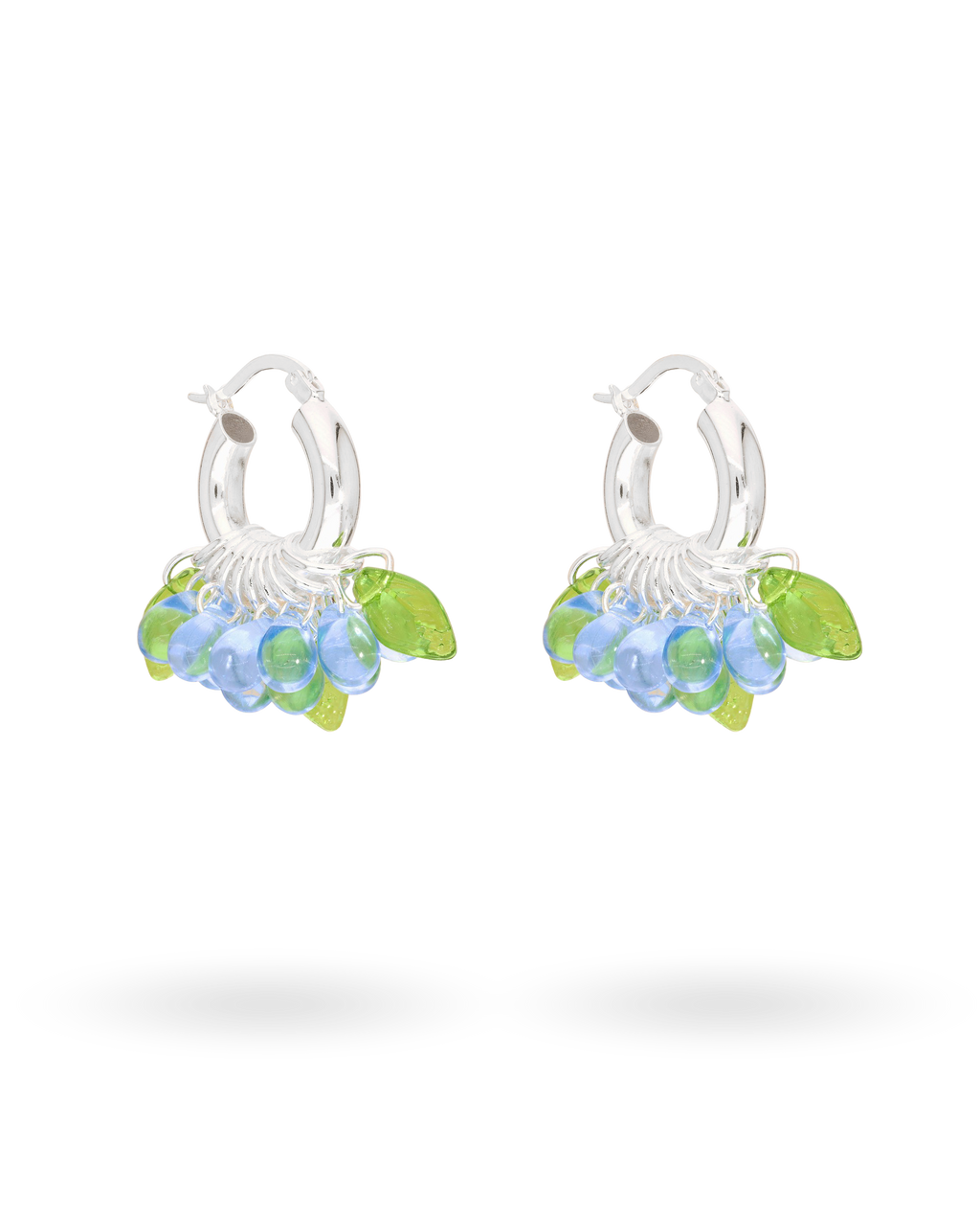 Mini Baby Bubbles Earrings in Silver