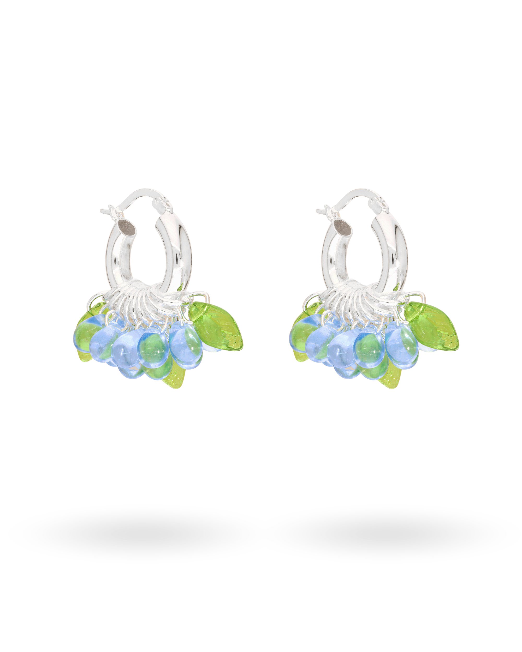Mini Baby Bubbles Earrings in Silver