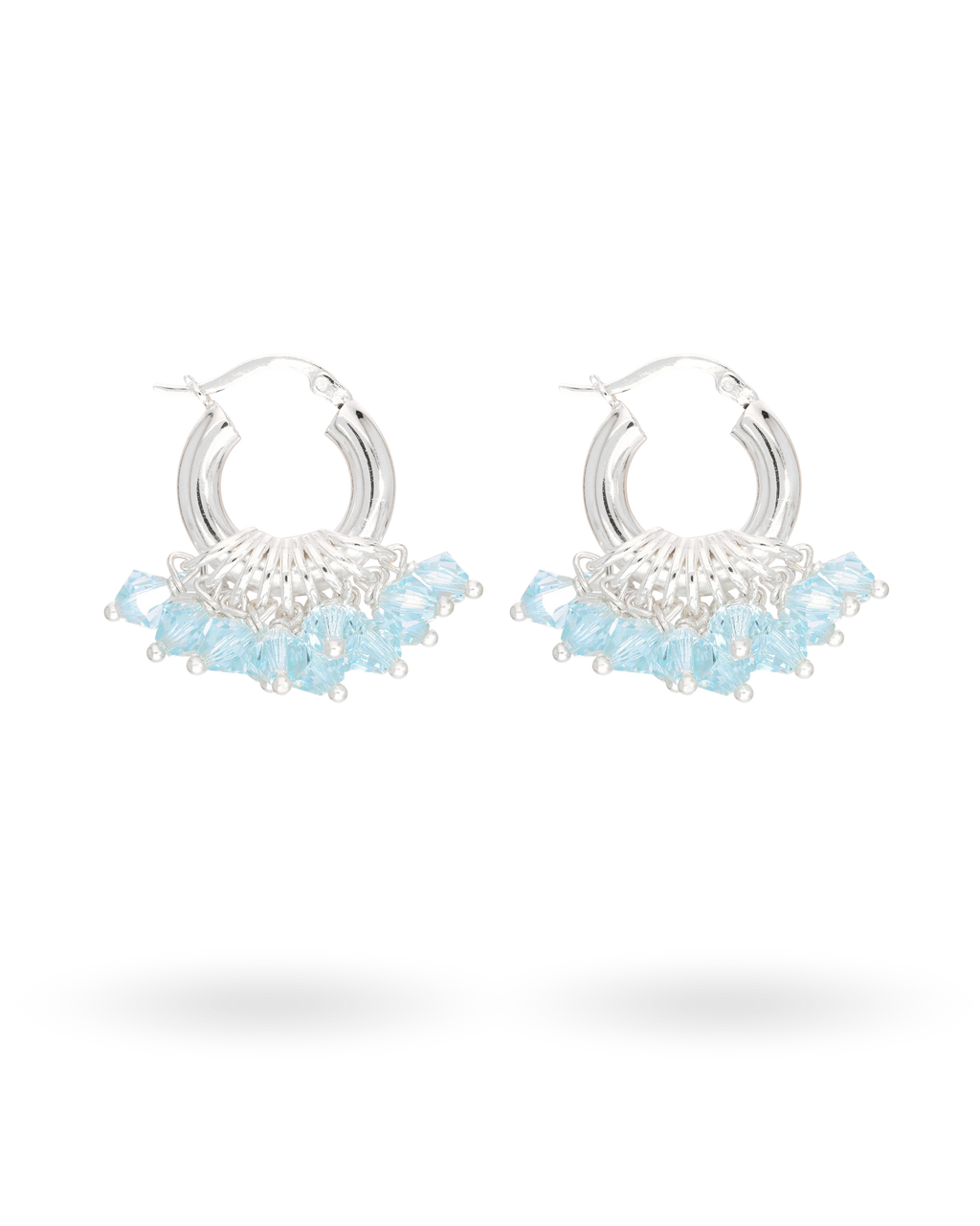 Mini Ice Ice Baby Earrings in Silver