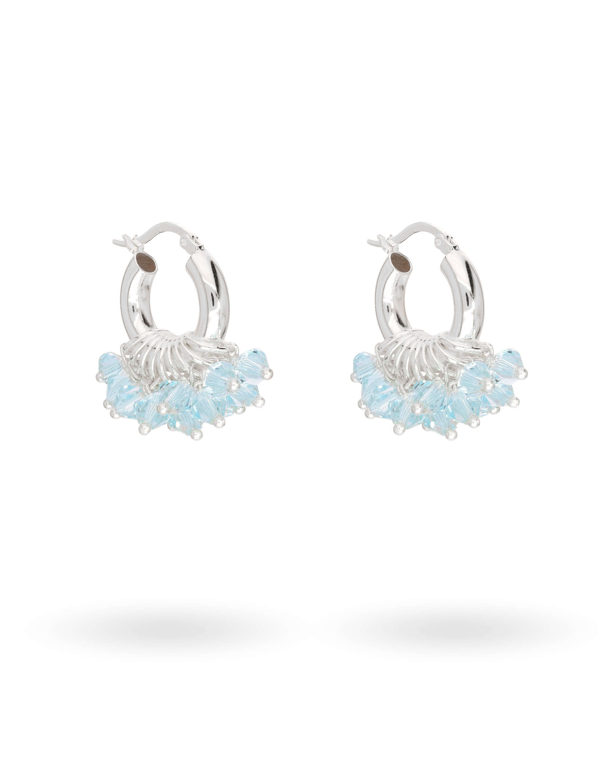 Mini Ice Ice Baby Earrings in Silver