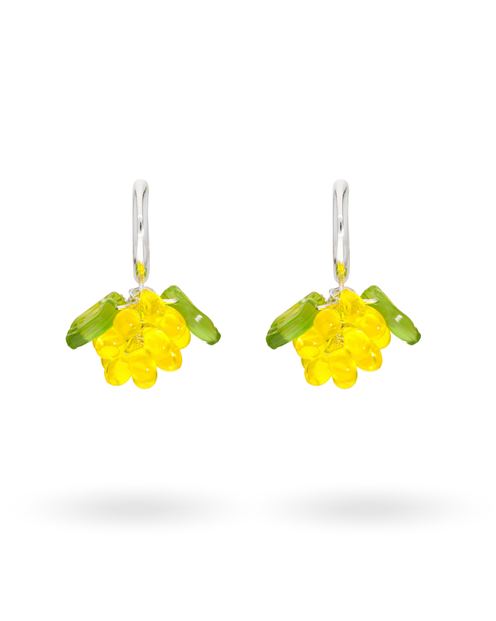Mini Lemon Jam Earrings in Silver