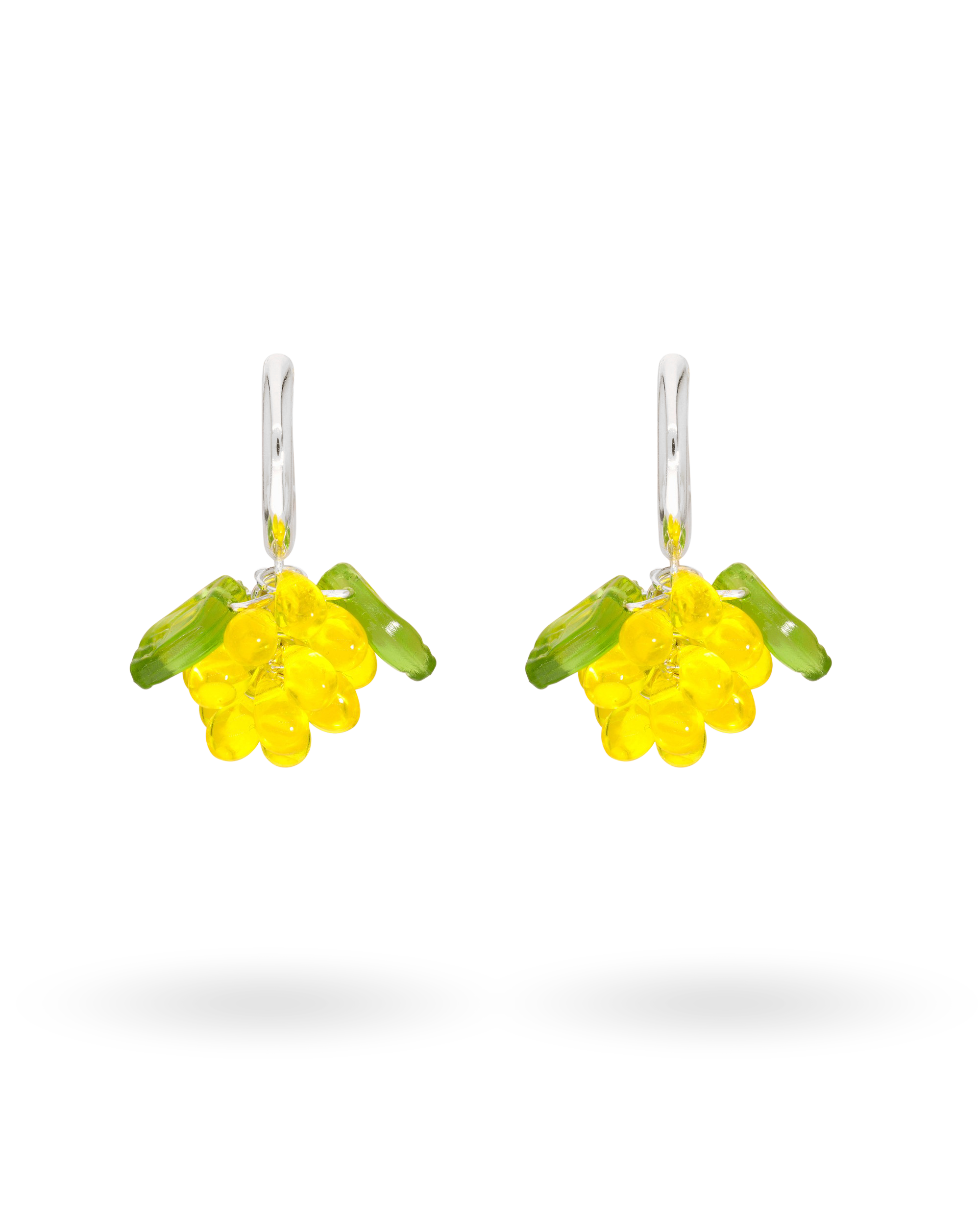 Mini Lemon Jam Earrings in Silver