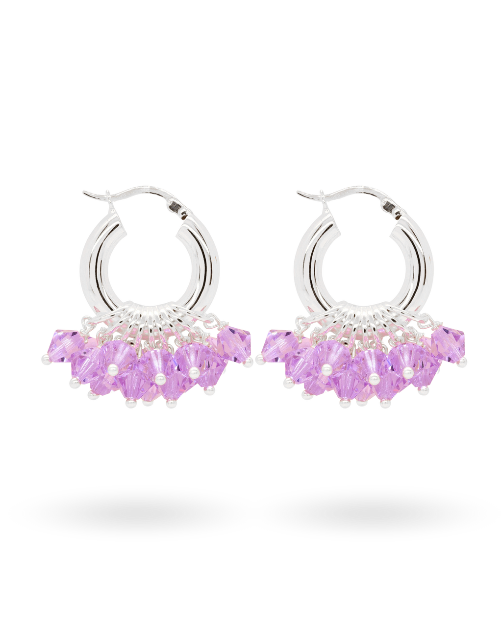 Ritzy Blitz Earrings in Silver