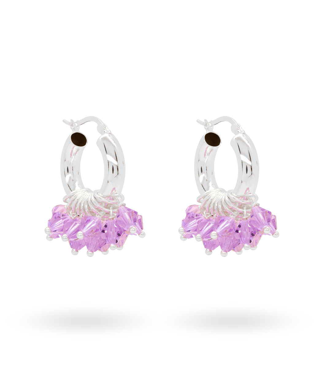 Ritzy Blitz Earrings in Silver
