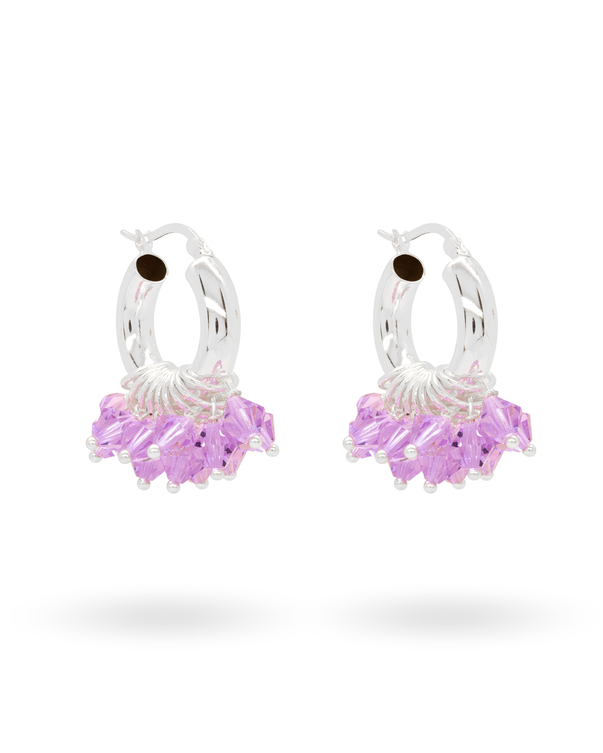 Ritzy Blitz Earrings in Silver