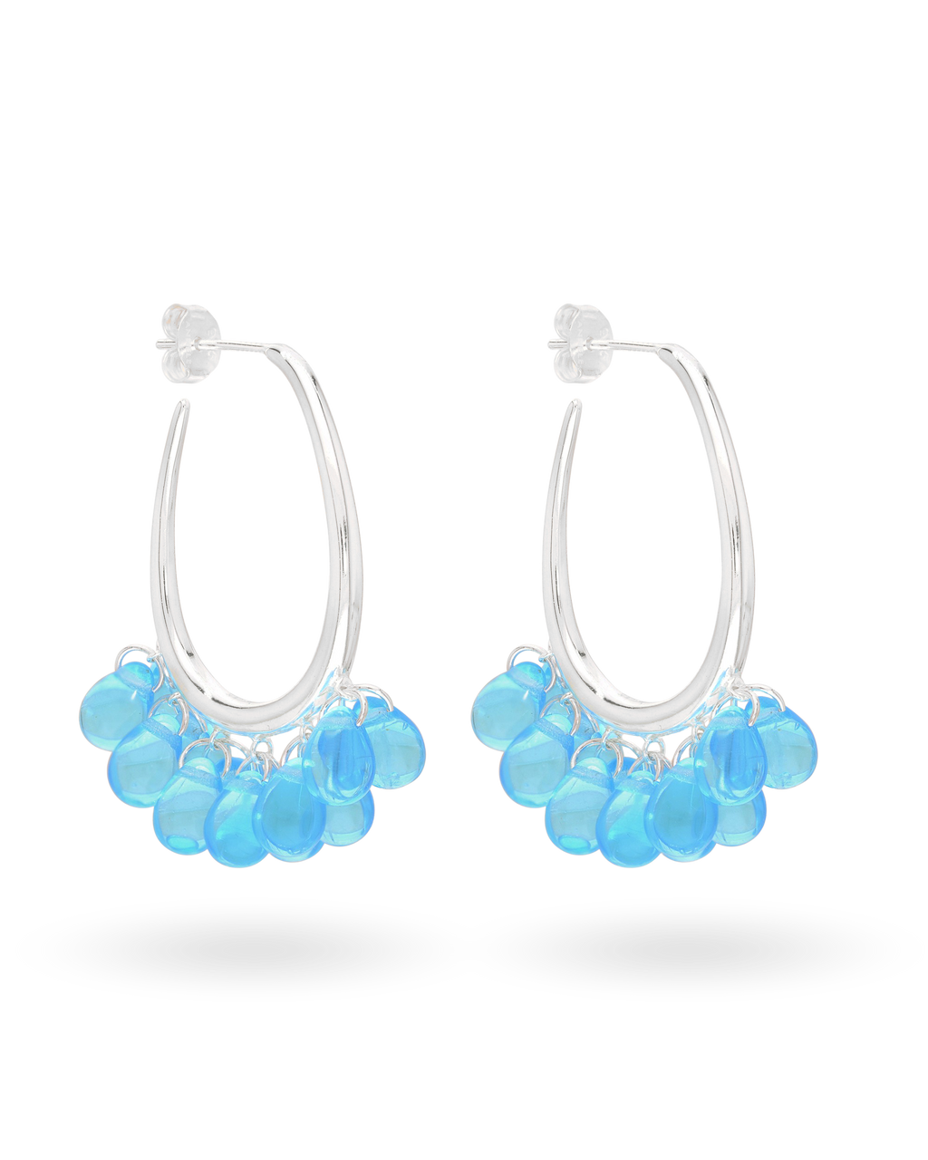 Surf's Up Earrings in Silver