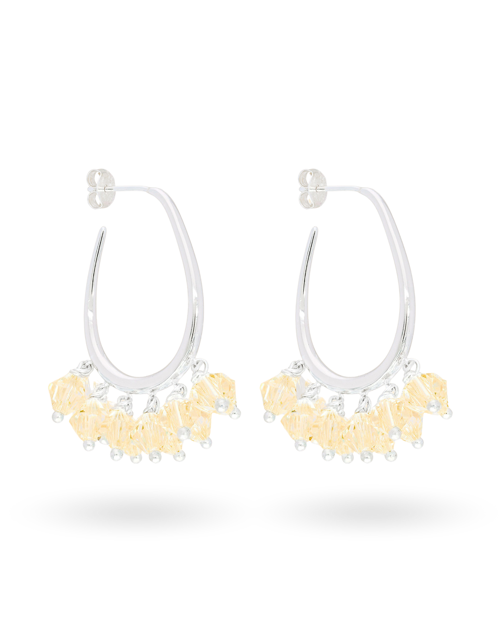 Vanilla Whip Earrings in Silver