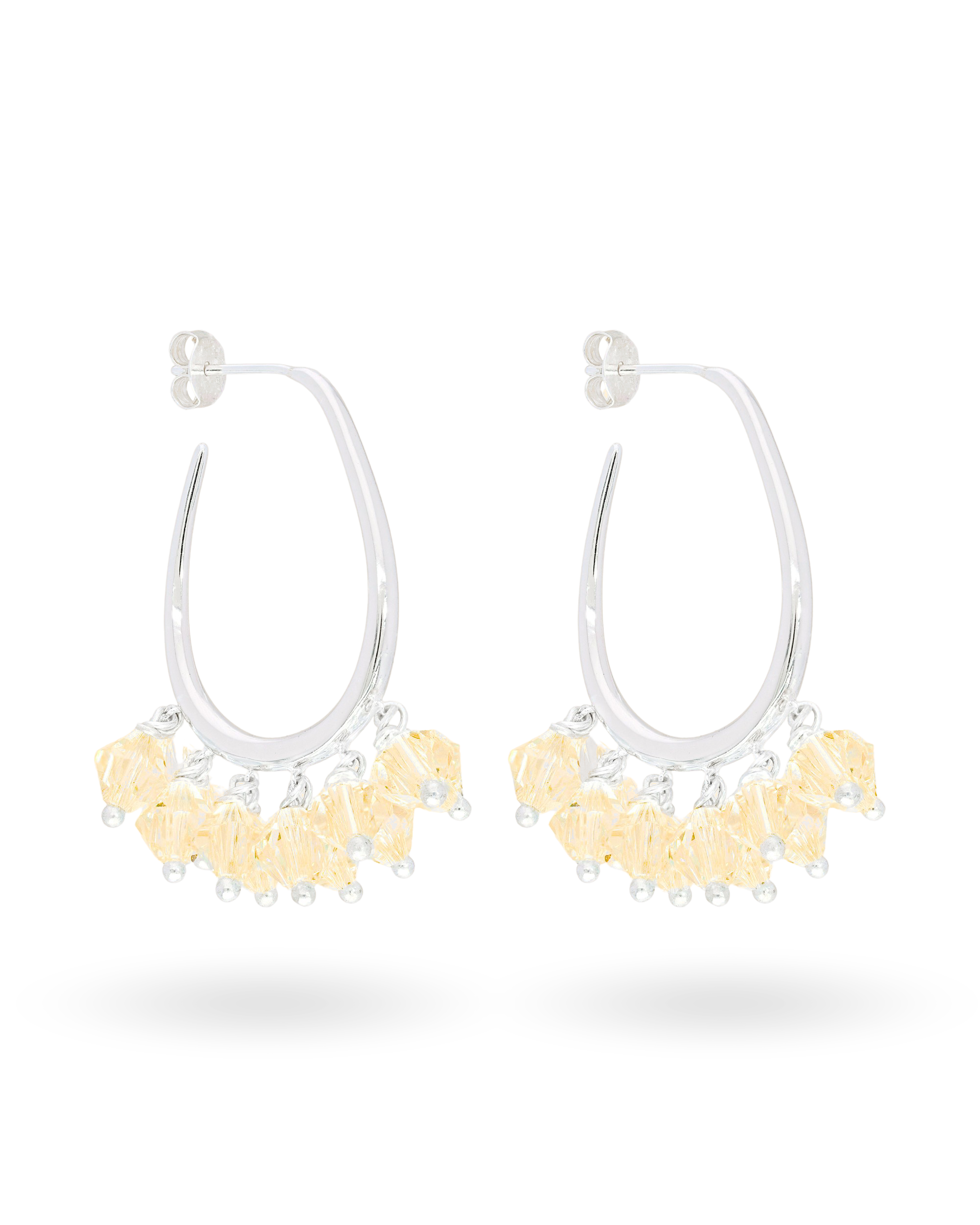 Vanilla Whip Earrings in Silver