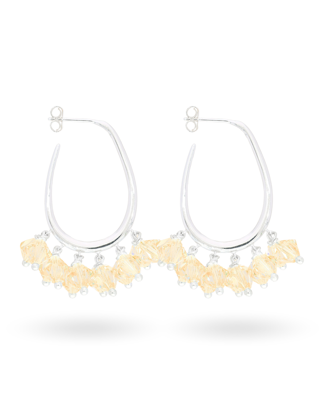 Vanilla Whip Earrings in Silver