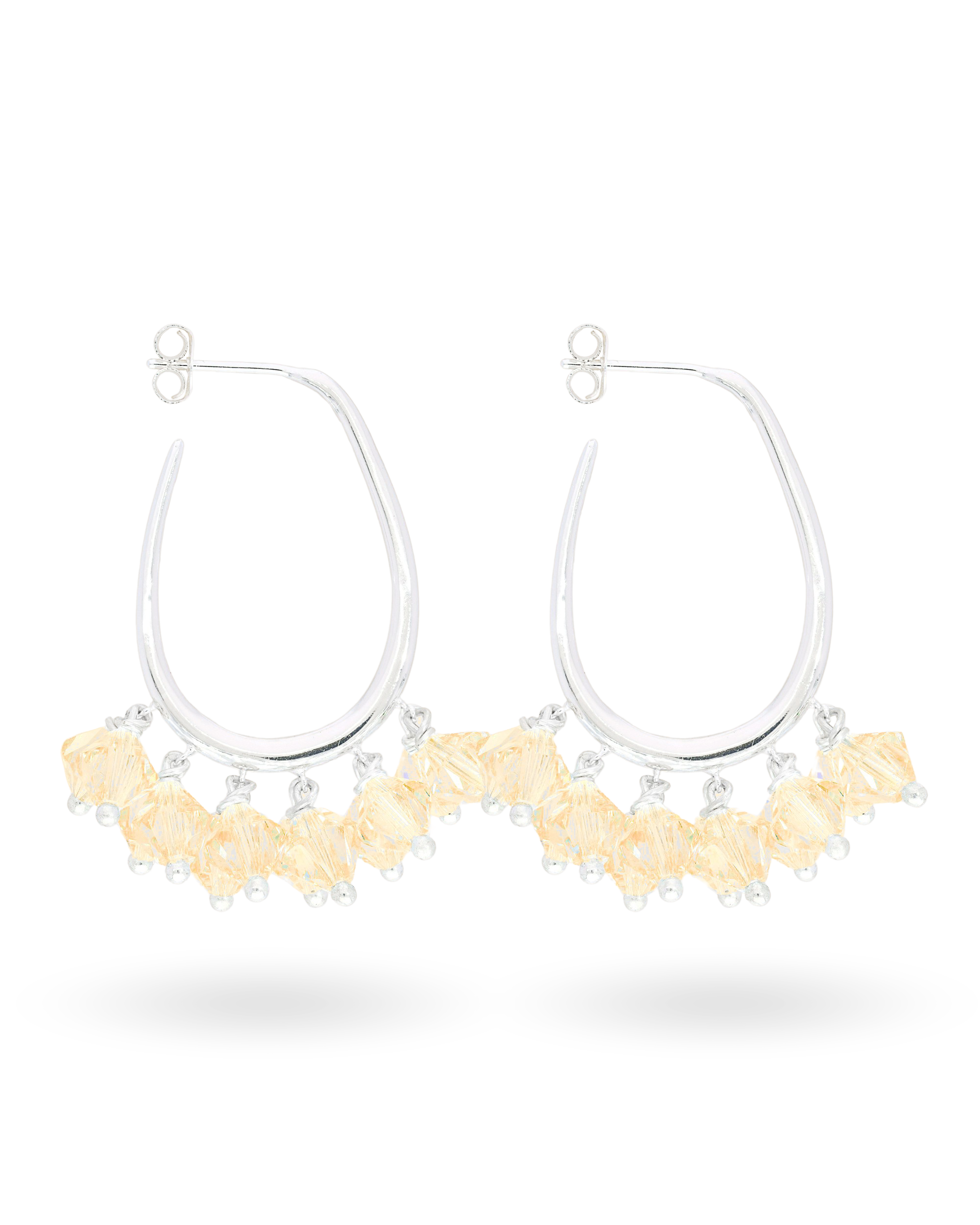 Vanilla Whip Earrings in Silver