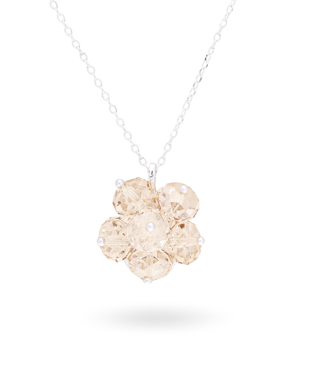 Vanilla Whirl Necklace in Silver