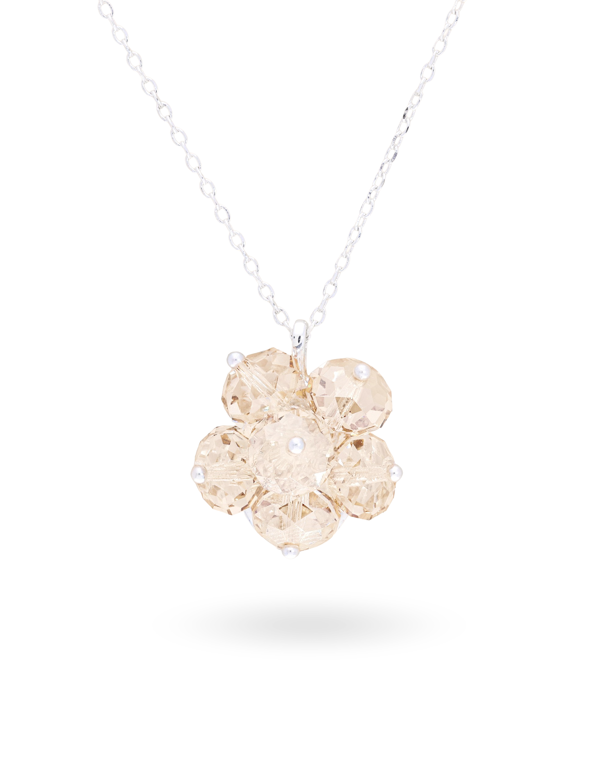 Vanilla Whirl Necklace in Silver