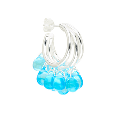 Mermaid Milkshake Earrings in Silver