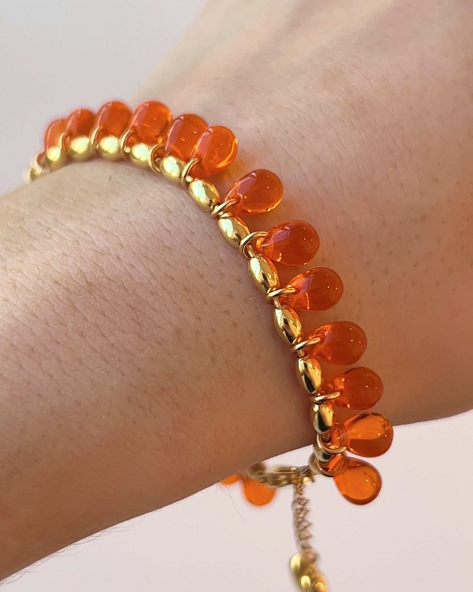 Aperol Spritz-y Bracelet