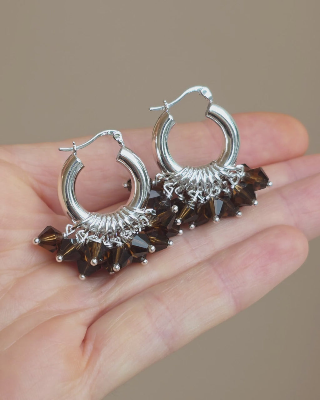 Chocolicious Earrings in Silver