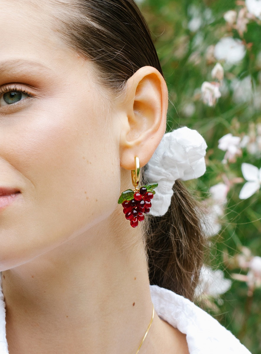 Candy Currant Jelly Earrings